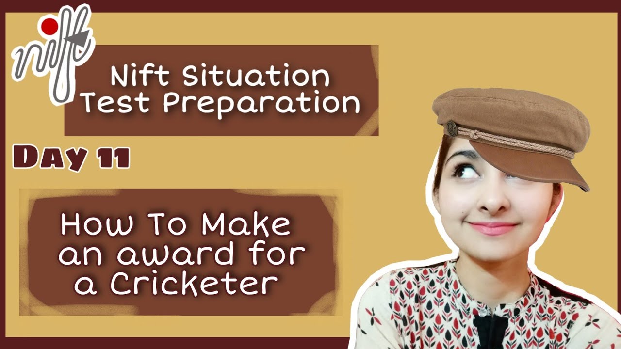 How To Make an Award for a Cricketer| Situation Test Preparation | Day 11