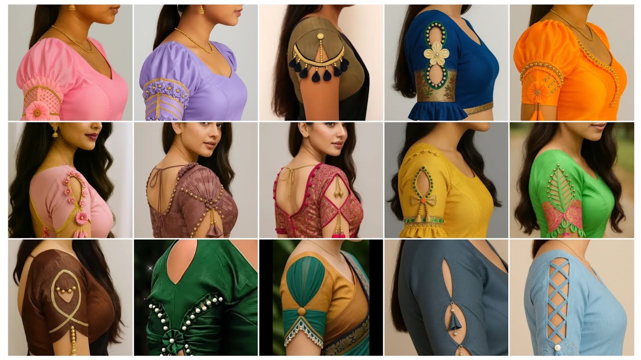Sleeves design | sleeves design | baju design | aastin design | for blouse sleevesbajuaastinsleeve🥰