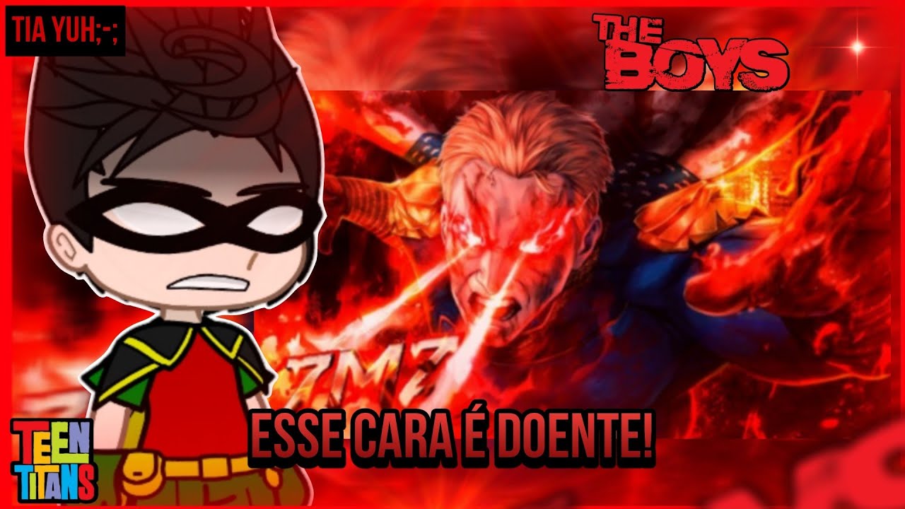 jovens titãs react ao capitão pátria - o que eu quiser |7minutoz| (gacha)