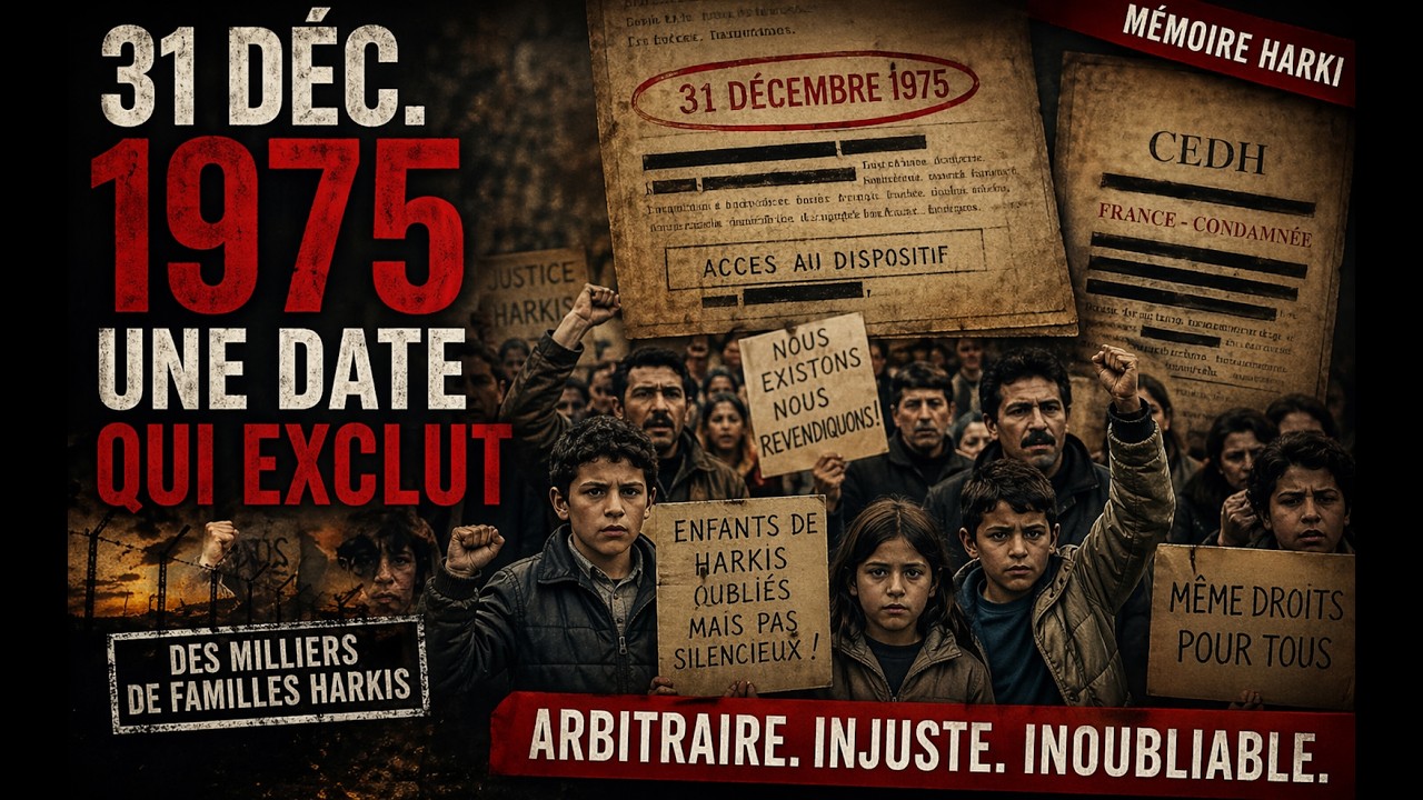 31 d&eacute;cembre 1975 : la date arbitraire qui a priv&eacute; des milliers de familles Harkis d'indemnisation.