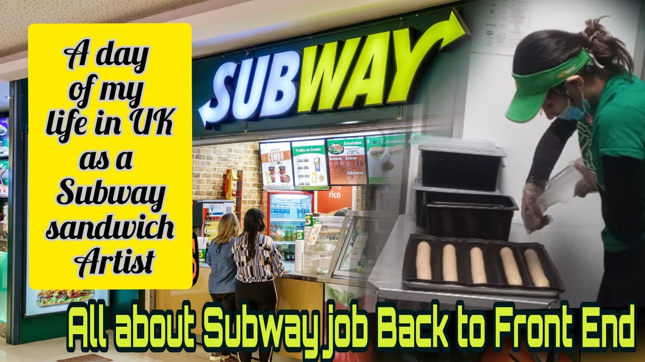 Work at subway job as SANDWICH ARTIST || back to front End work at Subway|| difficult or easy ||