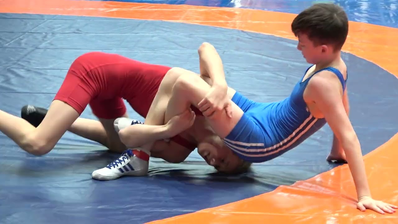 Wrestling / Ringen LM Sachsen 2024, Leipzig, Jugend A (U17) Freestyle, 45 kg, Sell -Schüßler