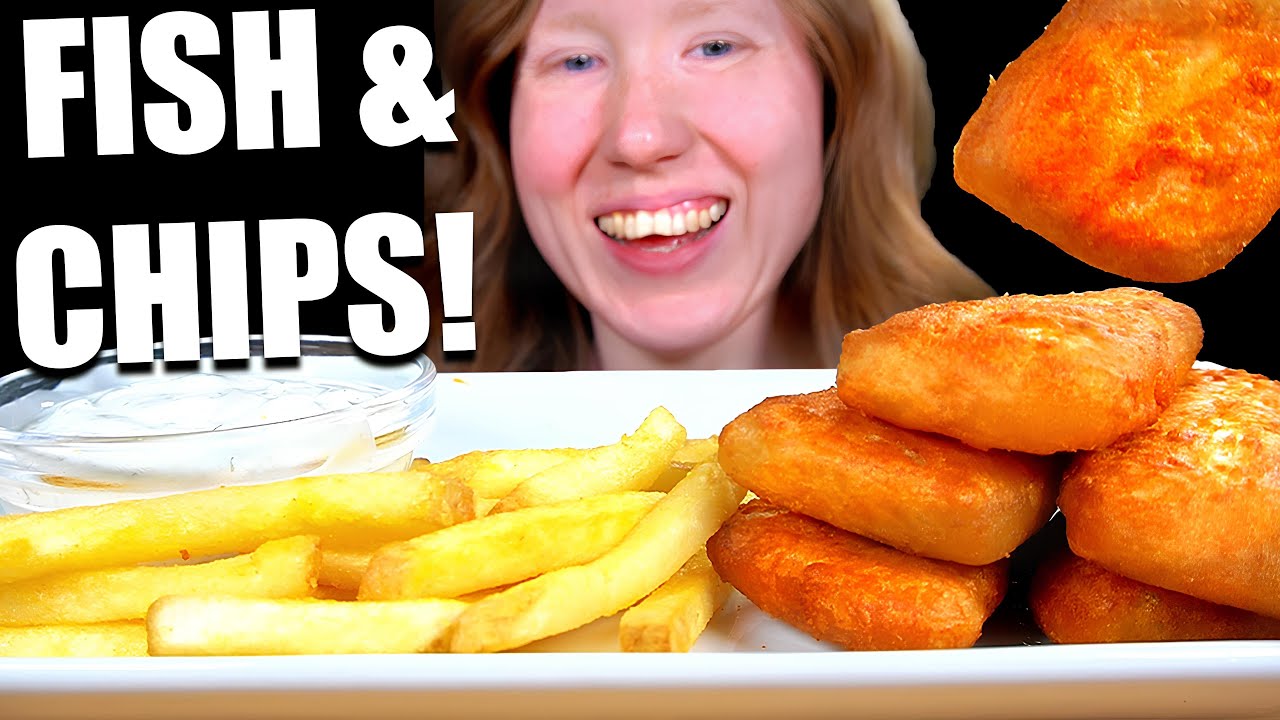 ASMR FISH & CHIPS MUKBANG EATING SOUNDS
