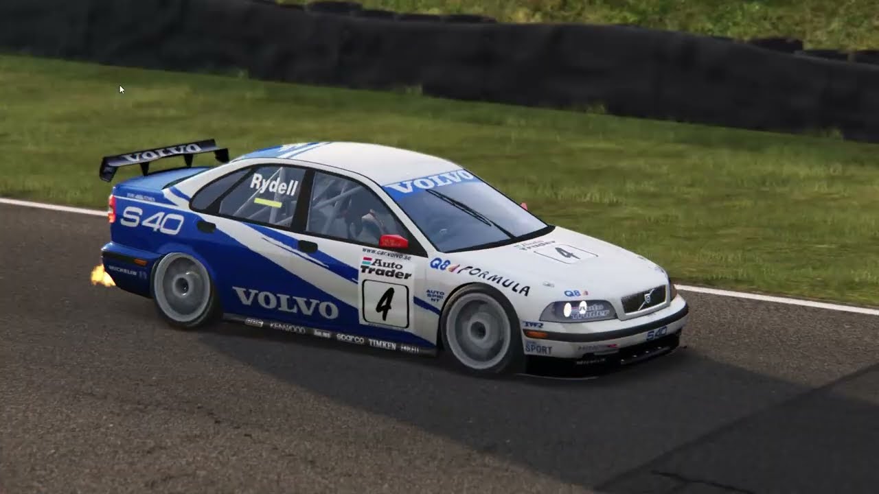 Assetto Corsa Volvo S40 BTCC 1999 At Knockhill!