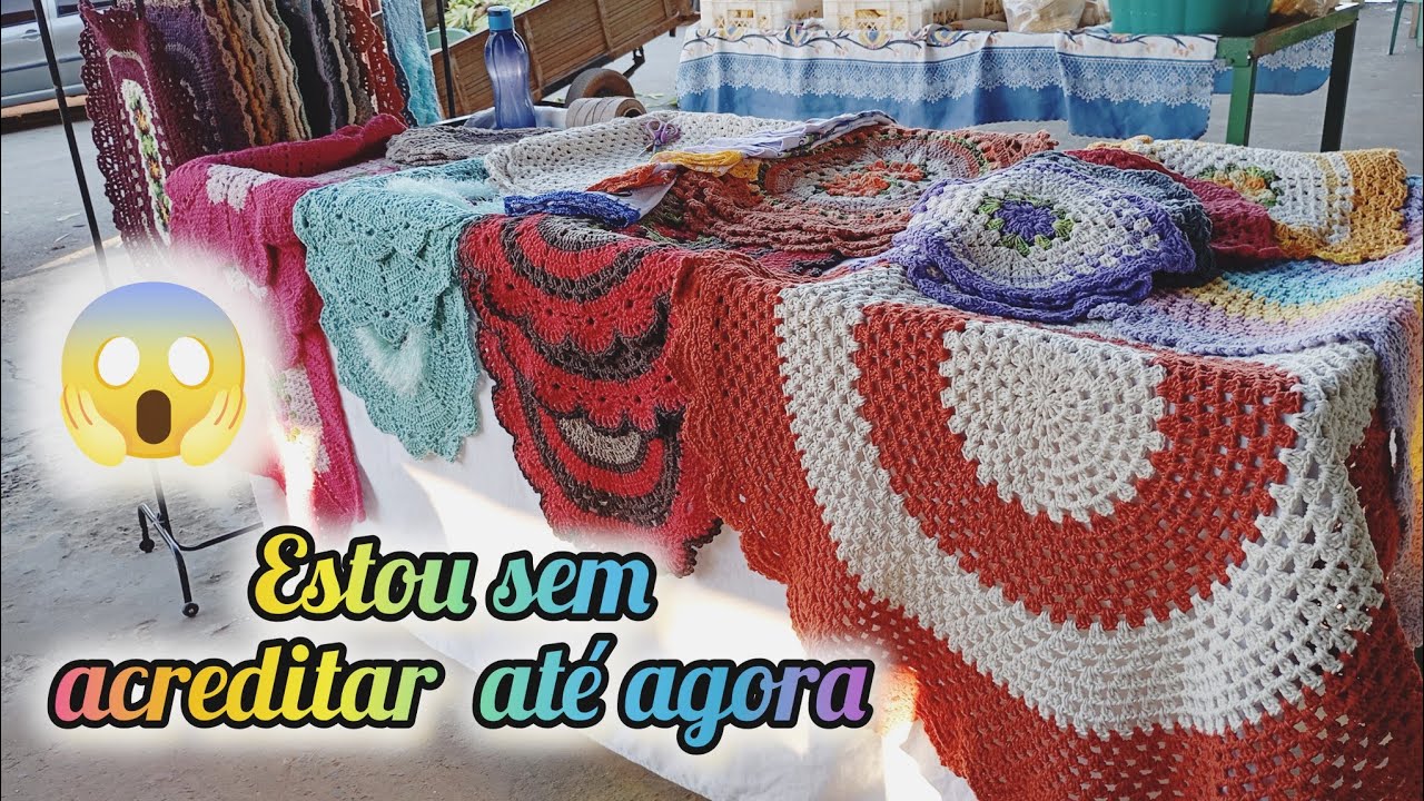 📢 MINHA LOJA DE CROCHÊ NA FEIRA 🧶#embuscadomeusim 