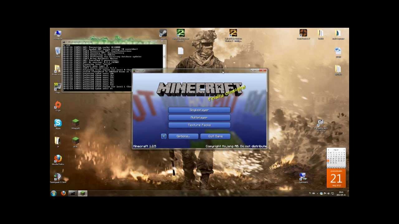 Jak zrobić serwer minecraft bukkit na 1.2.5 - gotowy serwer