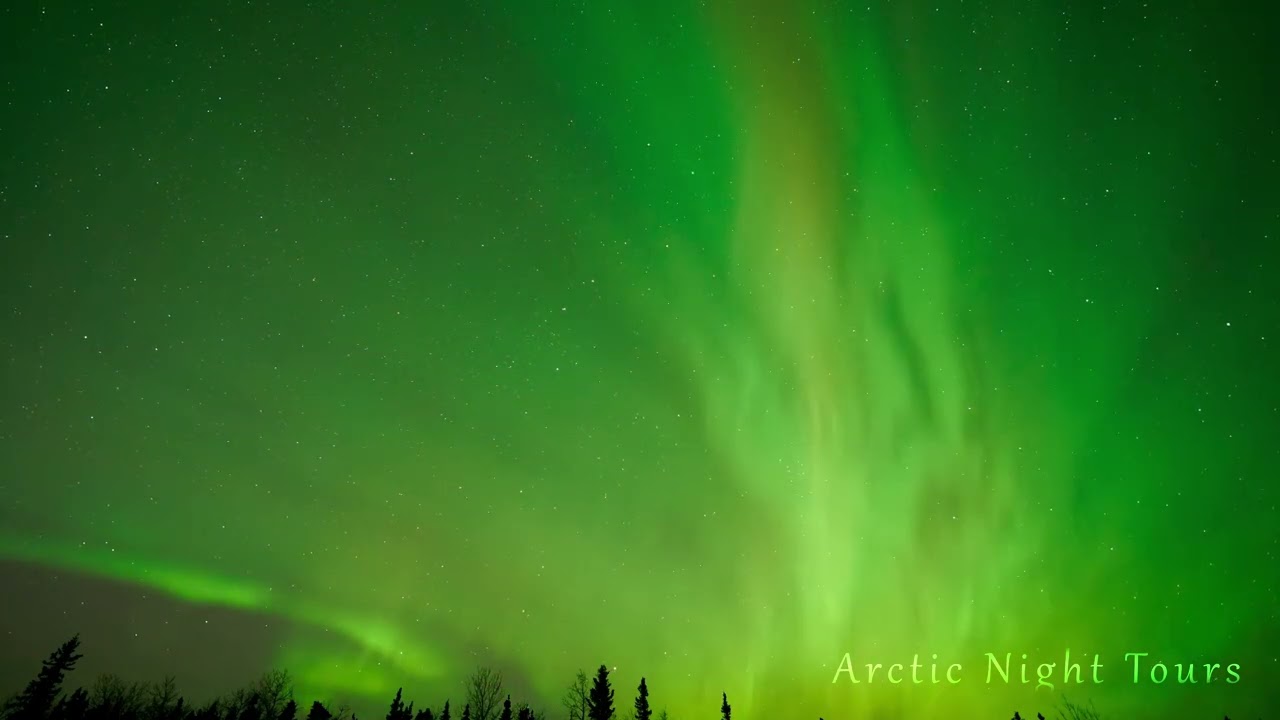 Aurora accelerated footage 4K on Jan 16, 2026