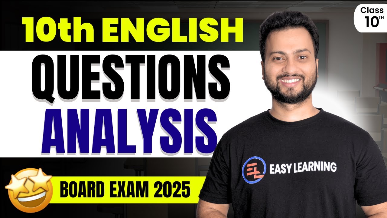 🔴10th ENGLISH Board Exam 2025 - Solution | Class 10 Maharashtra Board Exam 2025