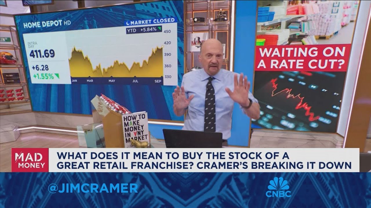 When the Fed starts cutting, slow growing retail stocks will get turbocharged, says Jim Cramer