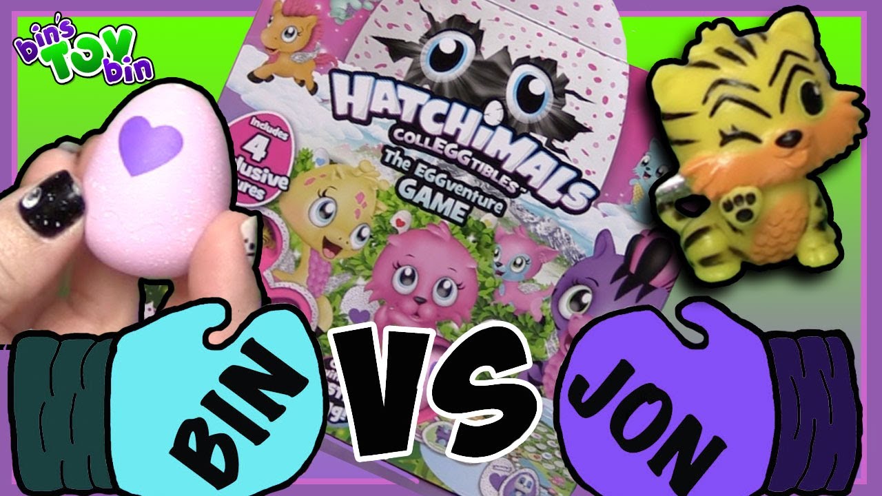 Bin Vs Jon - The Hatchimals CollEGGtibles Eggventure Game!