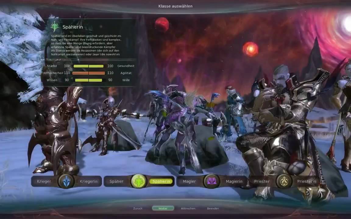 Aion Charakterauswahl Asmodier