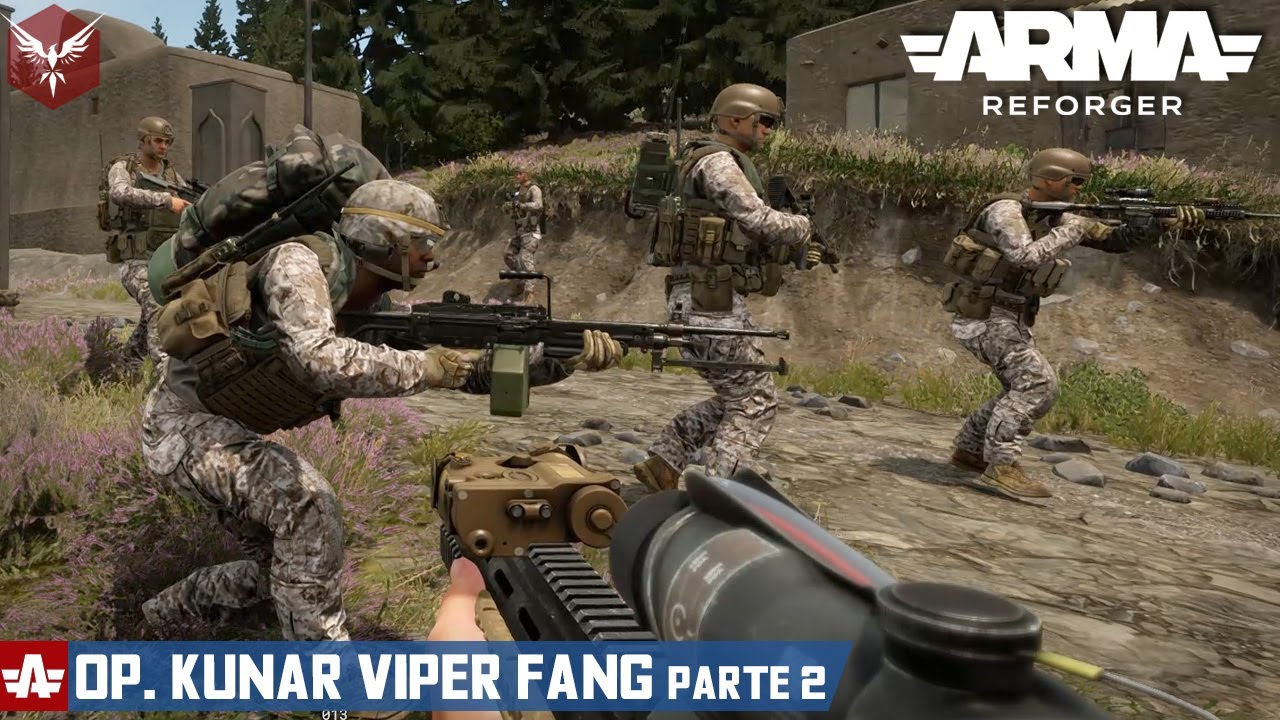 ArmA REFORGER | OPERACIÓN KUNAR VIPER FANG - PARTE 2| Gameplay Español 4K #armareforger