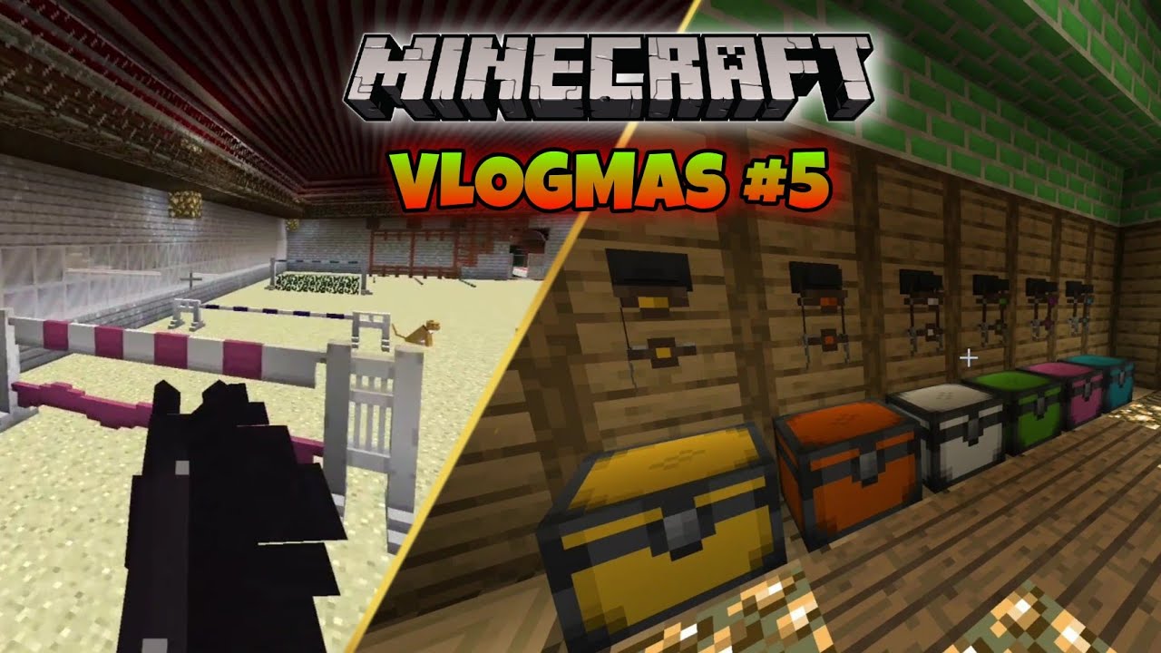 BUDUJEMY SIODLARNIE I DEKORUJEMY DOM! Minecraft Mod SWEM | Vlogmas #5