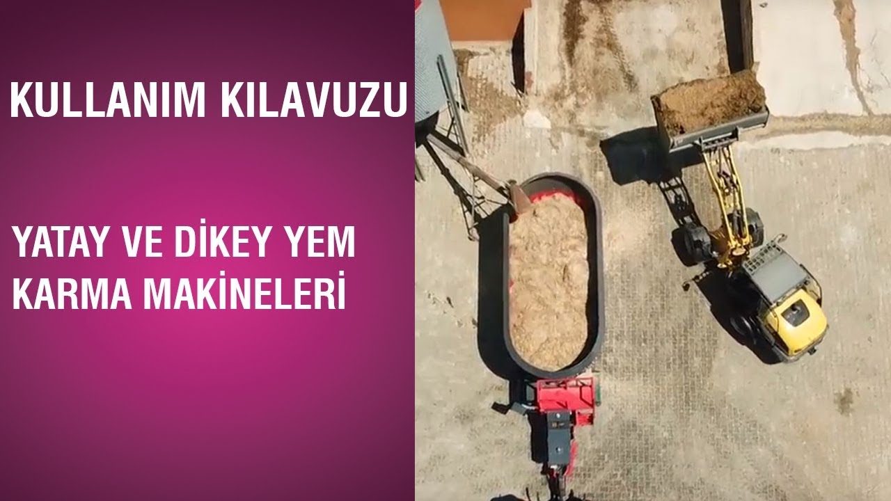 Kullanım Kılavuzu - Yatay ve Dikey Yem Karma Makineleri