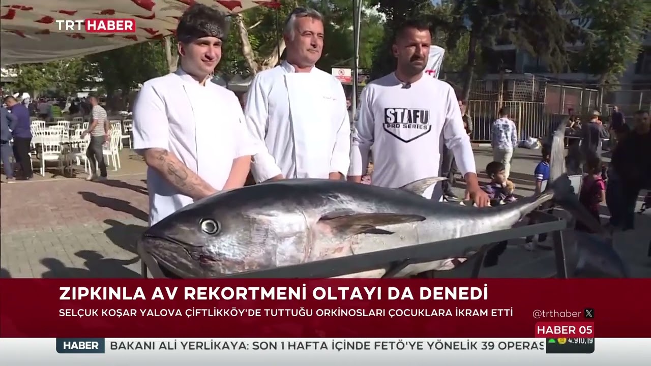 Çiftlikköy balık festivali TRT'de