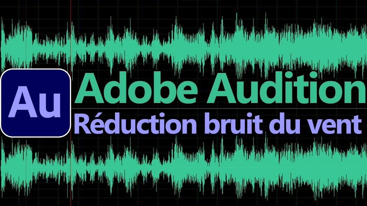 Adobe Audition 2020 - R&eacute;duction bruit de fond / vent