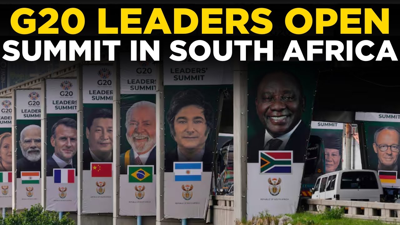 G20 Summit 2025 LIVE: G20 Worlds Leaders Meet in South Africa | G20 Session | Cyril Ramaphosa