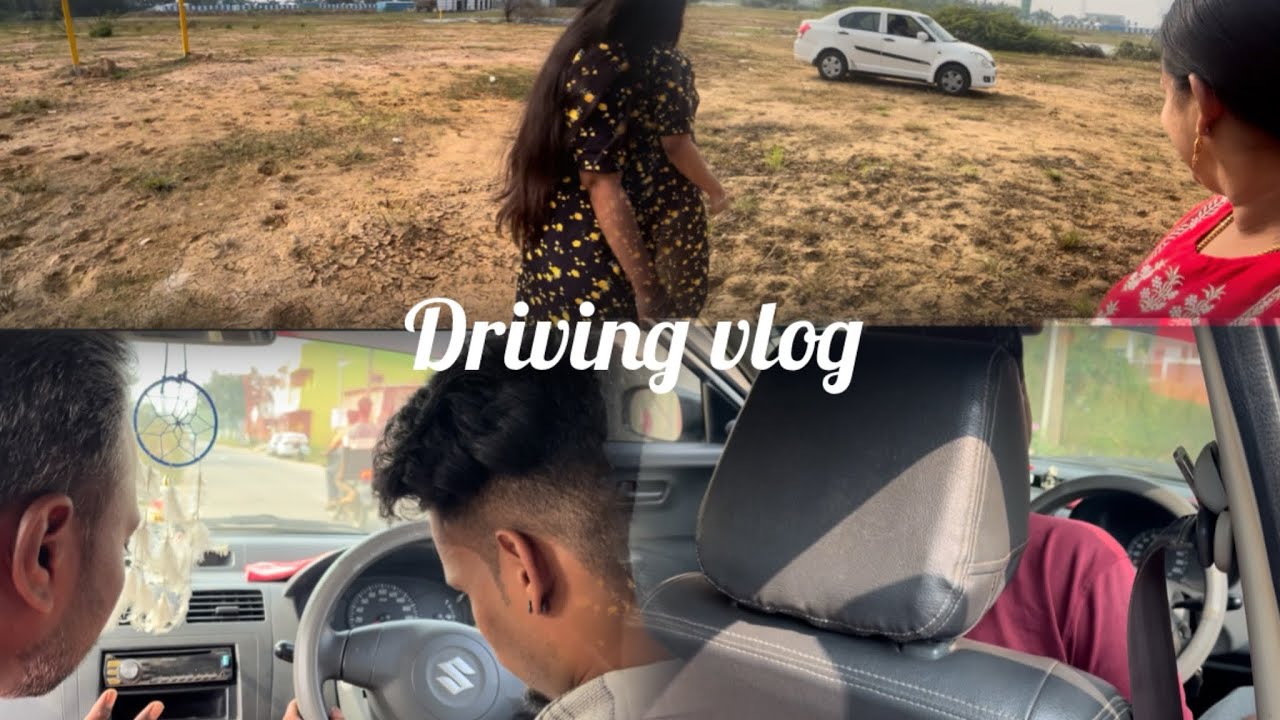 Pasanga car drive pana kathukuranga | car ah thaniya start panita Shwetha 😨