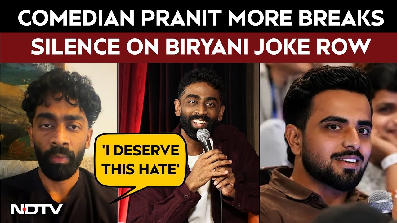 370 Biryani Row | 'I Deserve This Hate': Comedian Pranit More Breaks Silence On Biryani Joke Row
