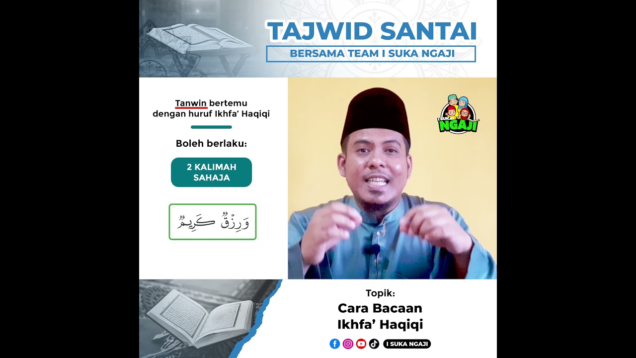 Bagaimana kita hendak mengenali Ikhfa' Haqiqi ?