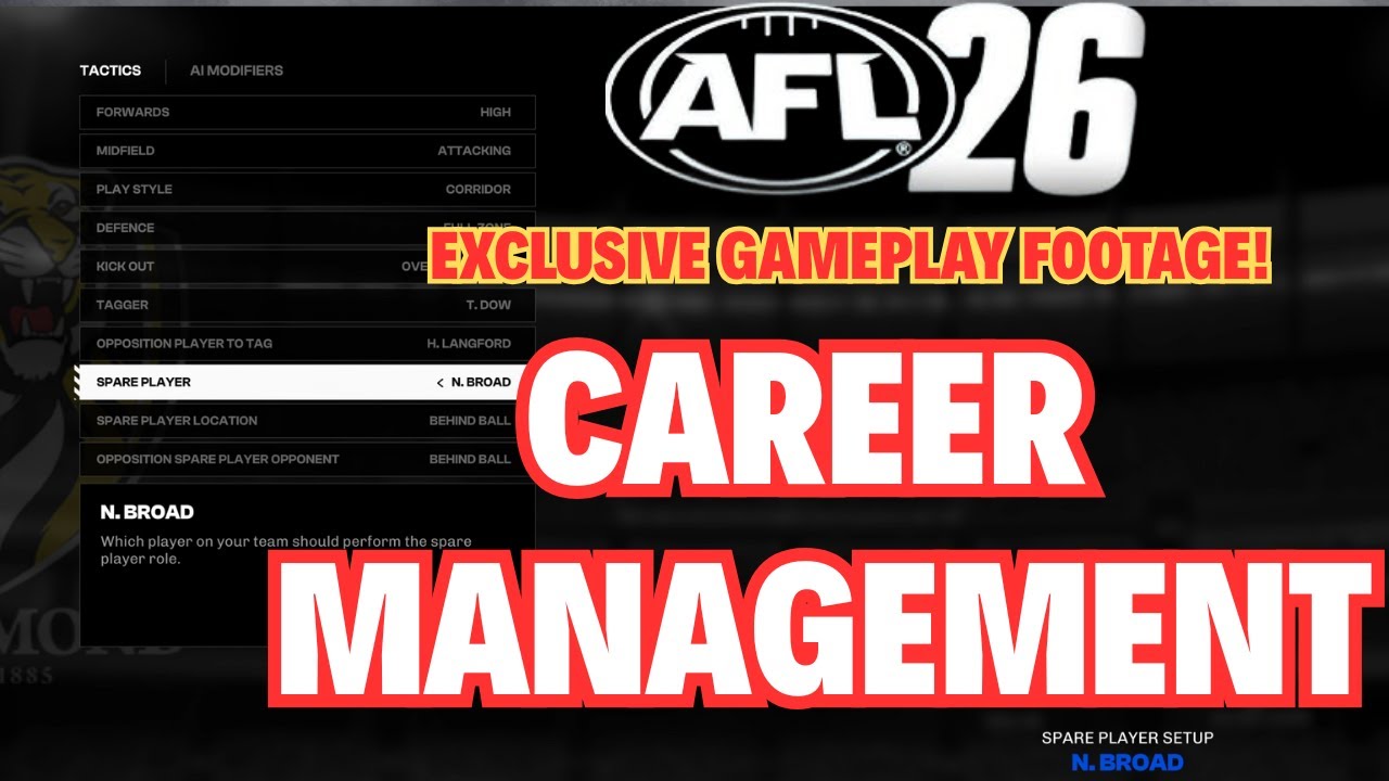 БОЛЬШЕ ТАКТИКИ, БОЛЬШЕ ВСЕГО | Это ОЧЕНЬ ВАЖНО! | Карьера менеджера в AFL26 | РАСШИРЕННЫЕ ВИДЕО ИГРЫ