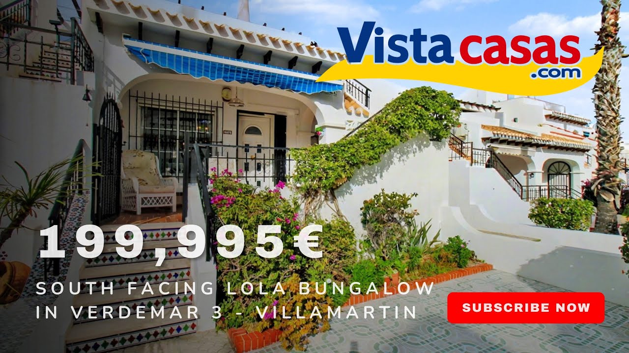 South-Facing Lola Bungalow With Solarium in Verdemar III | 199,995€