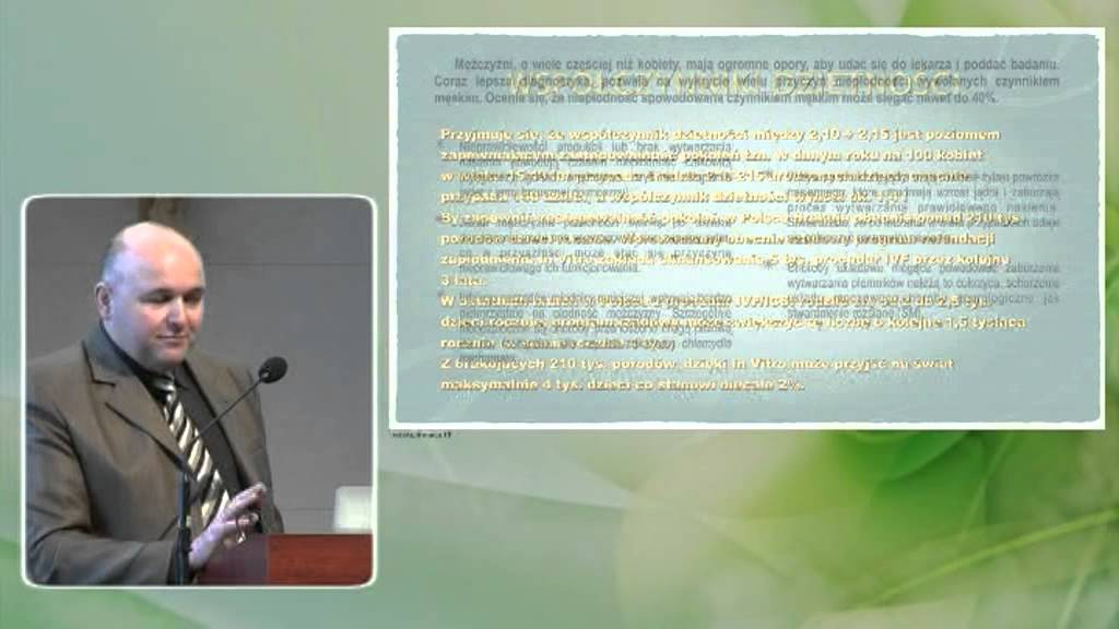 1. Przyczyny i skala problemu niepłodności - Dr Przemysław Binkiewicz, Naprotechnologia