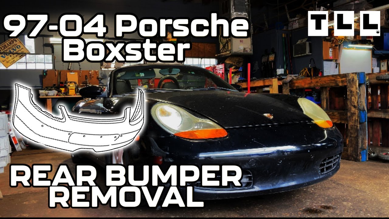 PORSCHE BOXSTER REAR BUMPER REMOVAL 1
