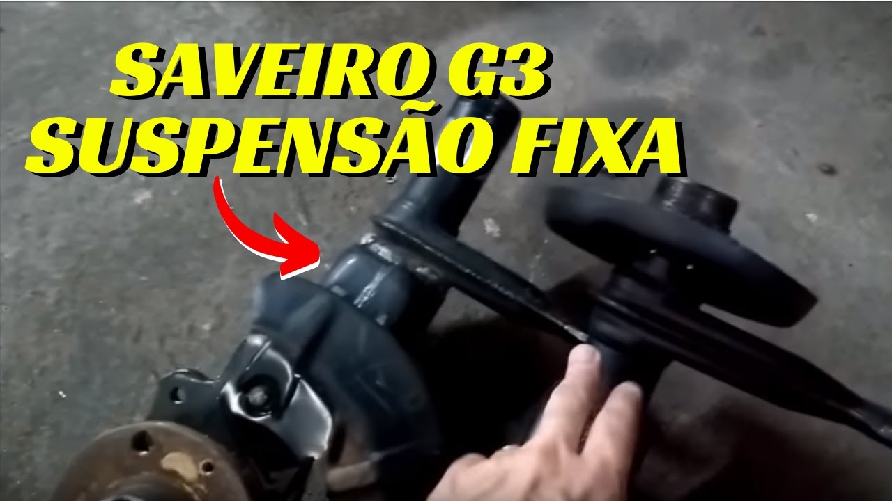 Saveiro Rebaixada com Suspensão Fixa - Retrabalho de Telescopio - Gasnag Suspensões