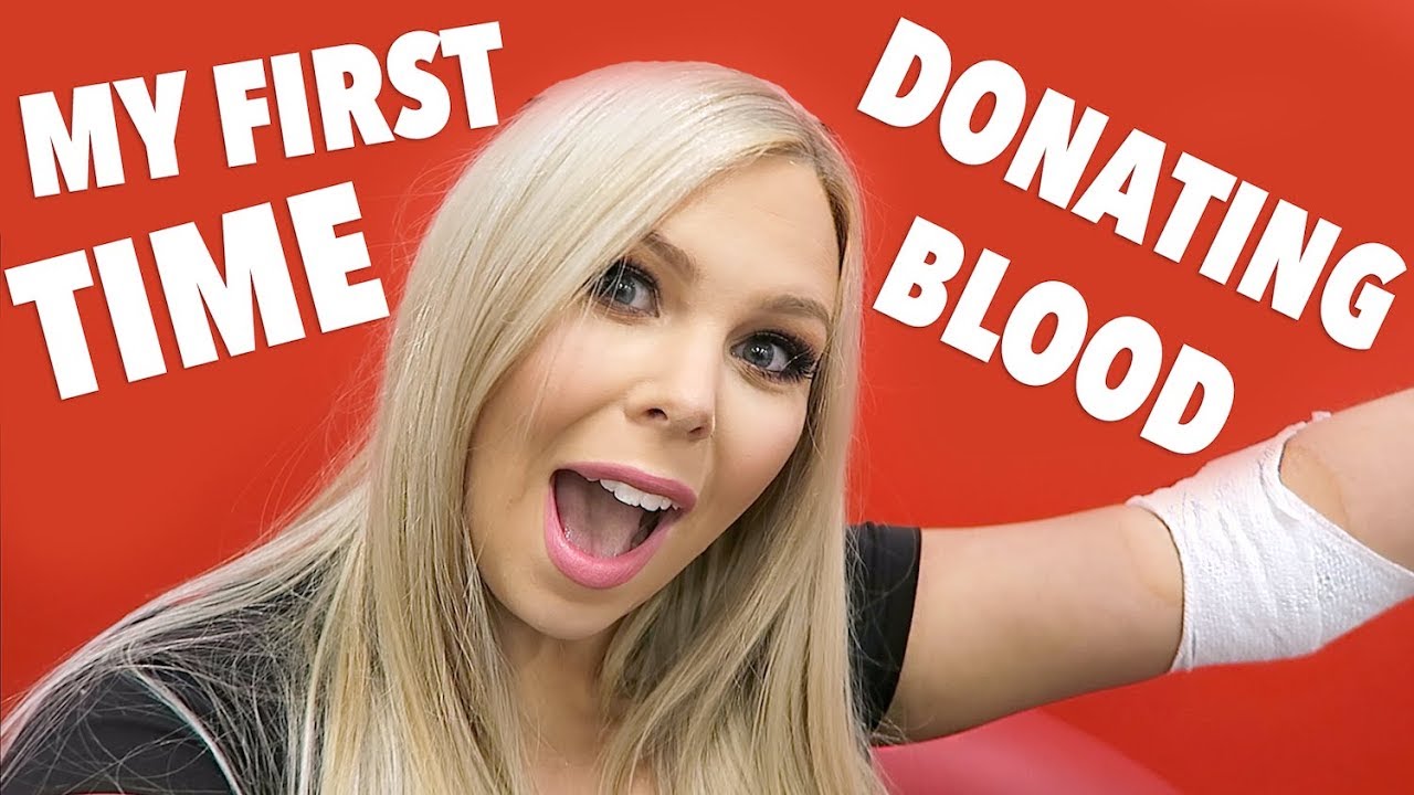 DONATING BLOOD FOR THE FIRST TIME!