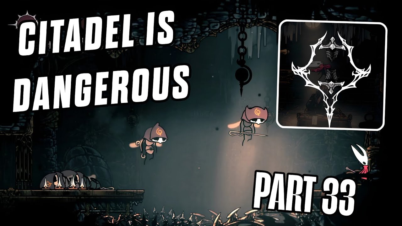 Citadel is Dangerous Place 👽#hollowknightsilksong #gamingvideos 