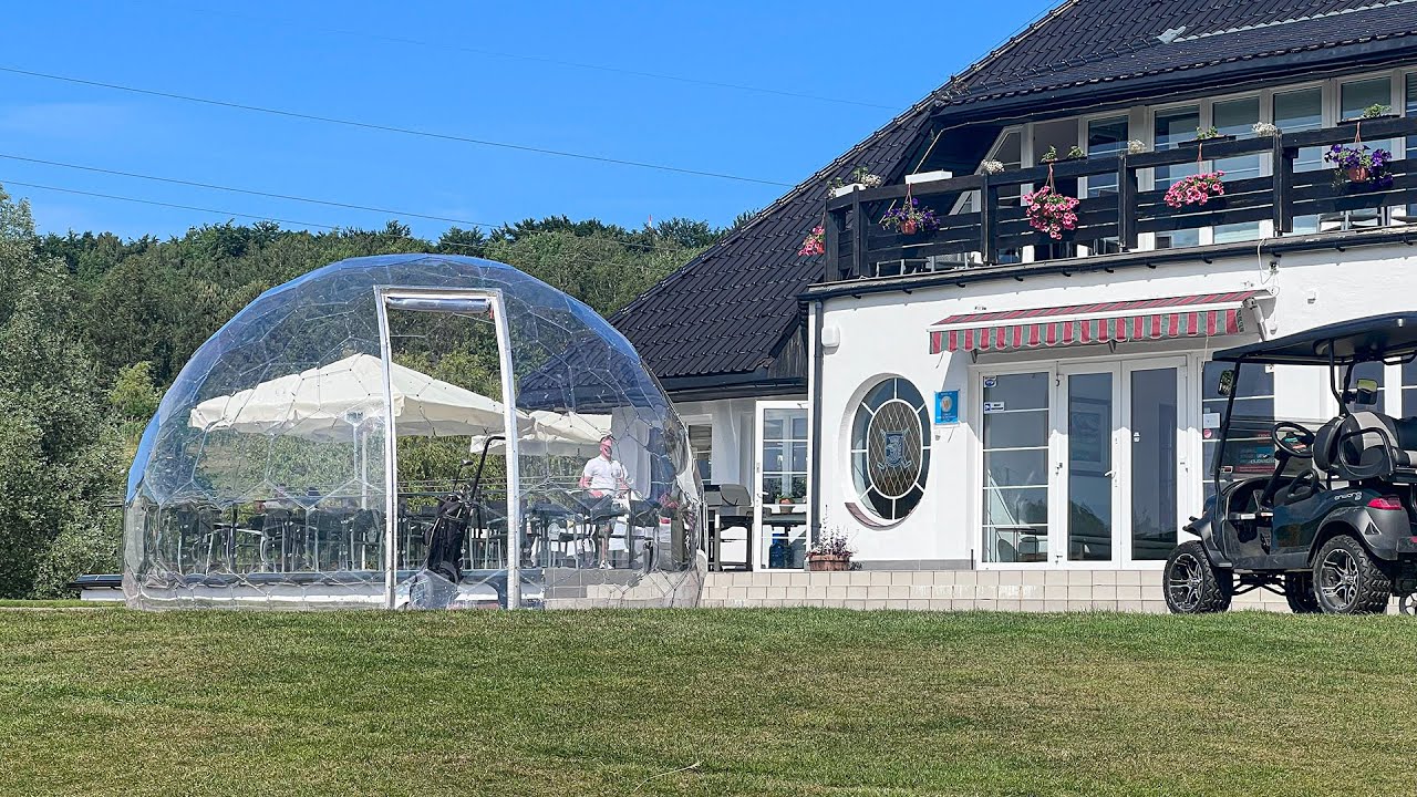 Hypedome's hail resistance / golf course tests