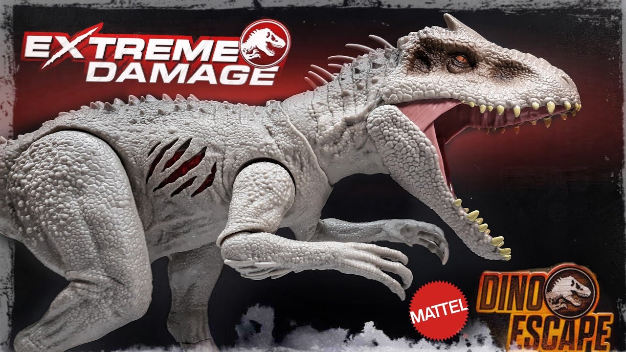 2021 Mattel Jurassic World Camp Cretaceous Extreme Damage Indominus Rex Review!!! Dino Escape!!!