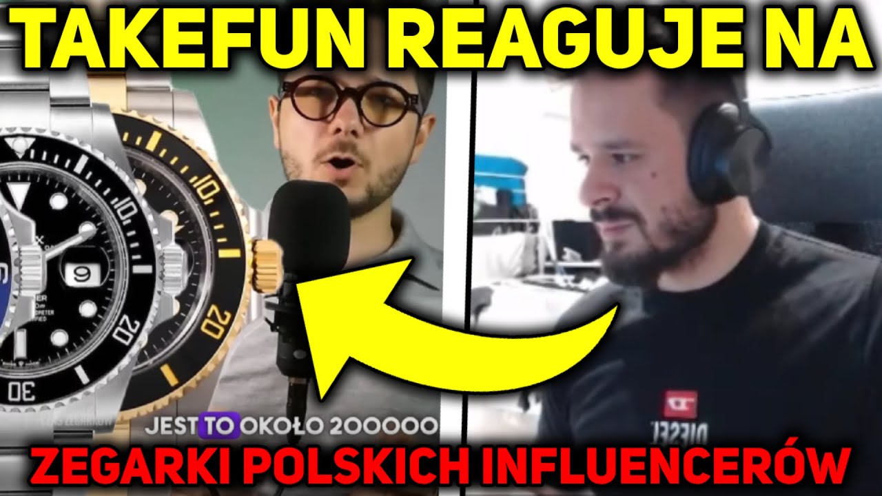 TAKEFUN REAGUJE NA ZEGARKI POLSKICH INFLUENCERÓW