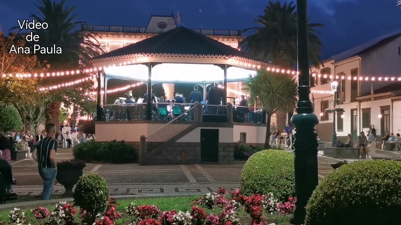 Filarmónica Imaculada Conceição nas festas do Nordeste em São Miguel Açores. 