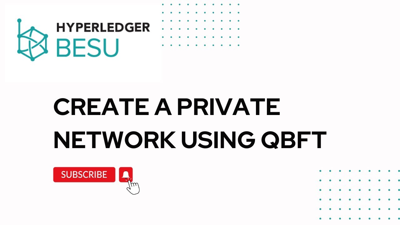 Create a private network using QBFT