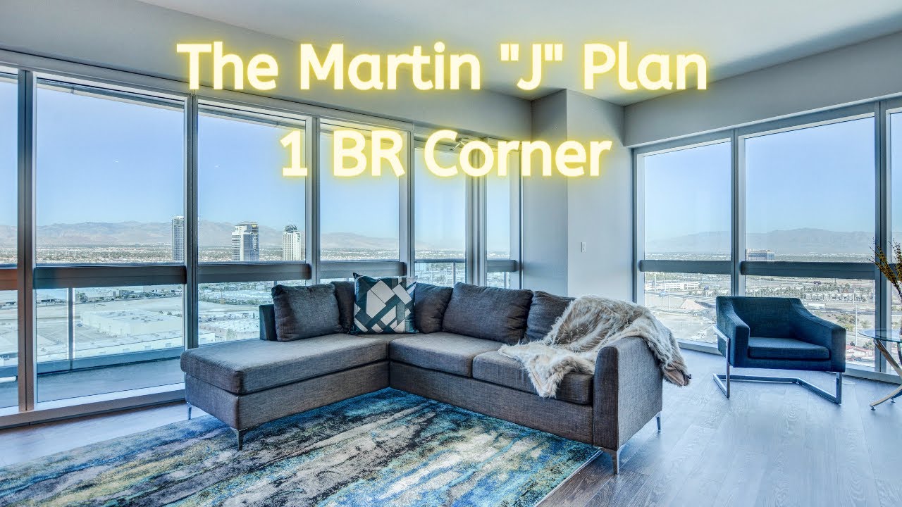 The Martin "J" Corner 1 BR Plan w/ 180 Degree VIEWS! 1035 SF | $385,000