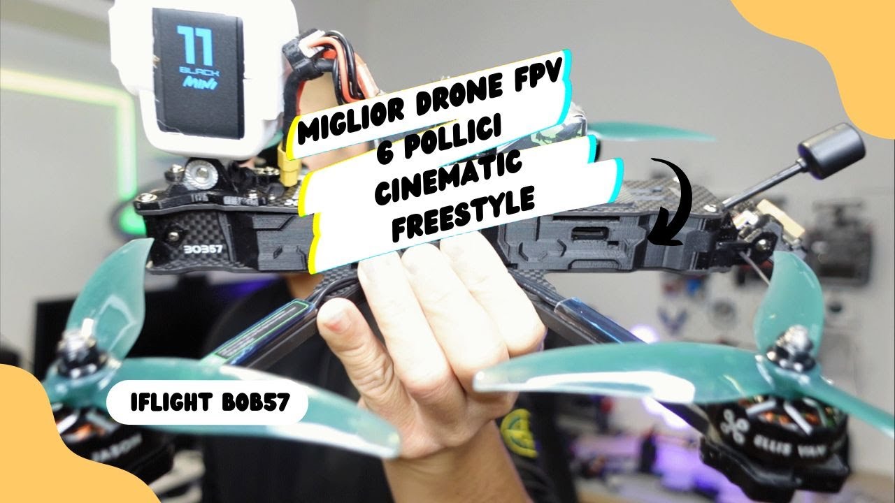 iFlight BOB57 DJI O3 Review ITA: Miglior Drone FPV 6 pollici per Cinematic Long Range & Freestyle
