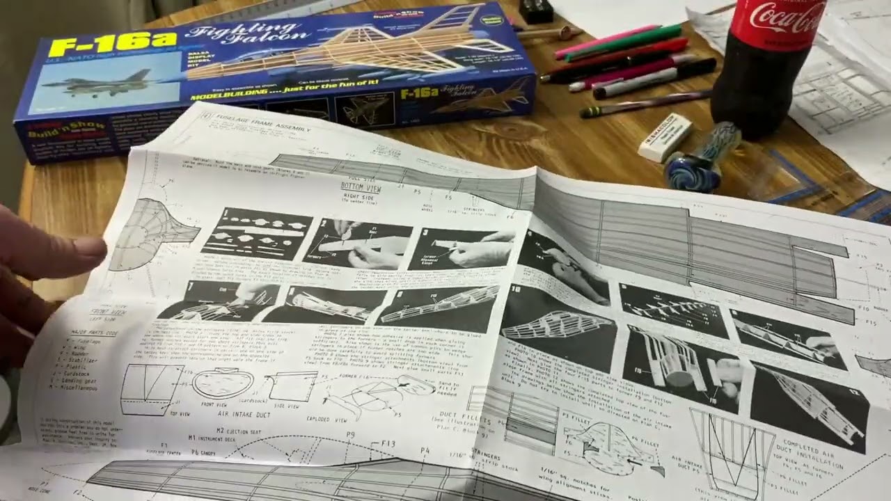 Guillows F 16 Unboxing Guns N Glory