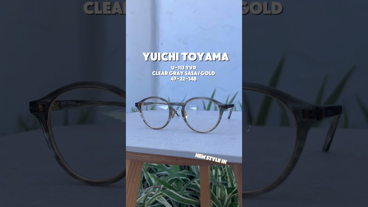 ✨ New arrival: Yuichi Toyama eyewear ✨#eyewear#optical#sunglasses#eyeglasses#costamesa#yuichitoyama