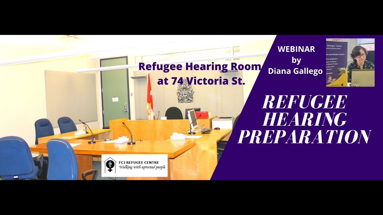 Refugee Hearing Preparation online