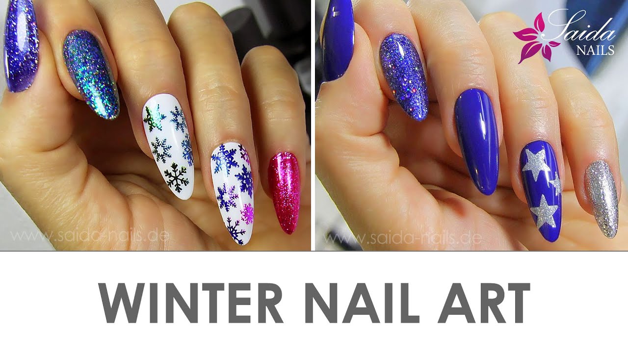 Nail Art Ideas ♥ Winter Nail Art (Saida Nails)