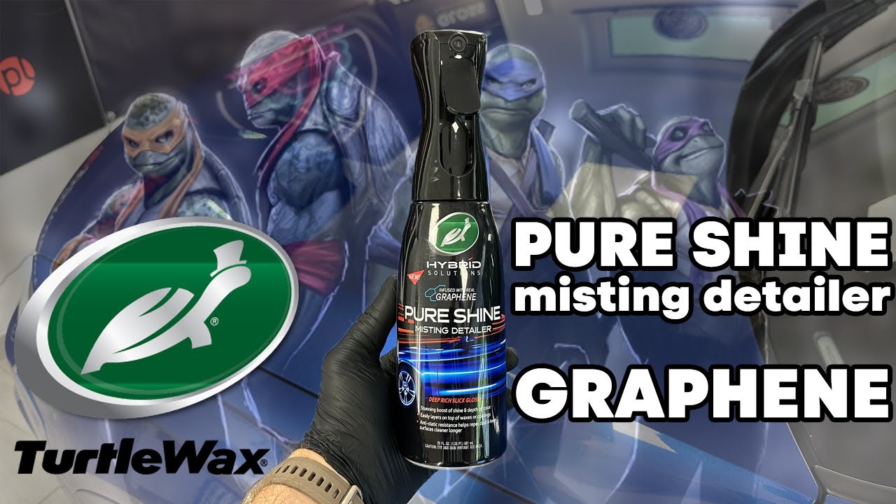 TURTLE WAX HS - PURE SHINE MISTING DETAILER & GRAPHENE | QD z grafenem | Recenzja #turtlewax