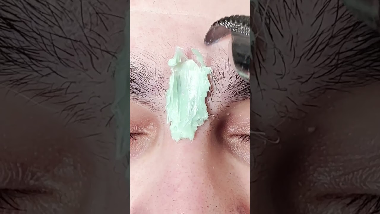 Unibrow Wax CLOSE UP 👀