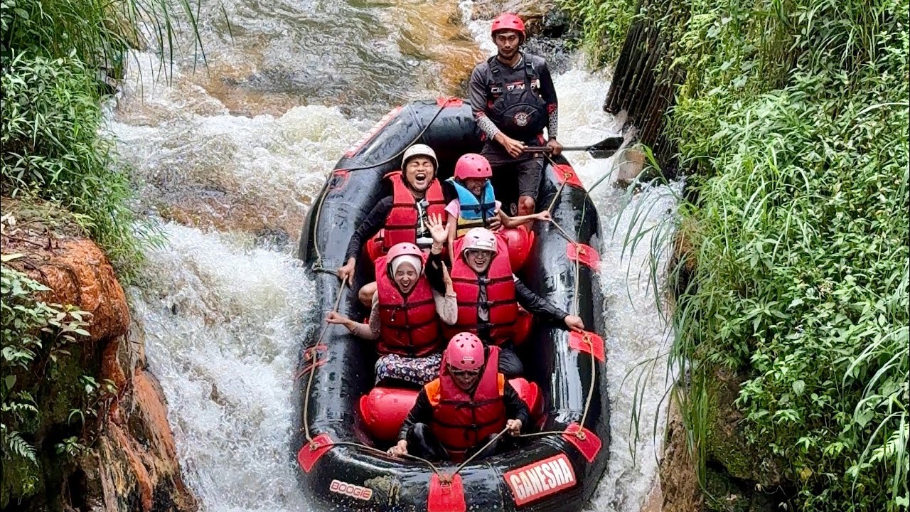 Uji Adrenalin di Rafting Cileunca Pangalengan | Wisata Rafting Pangalengan Kabupaten Bandung