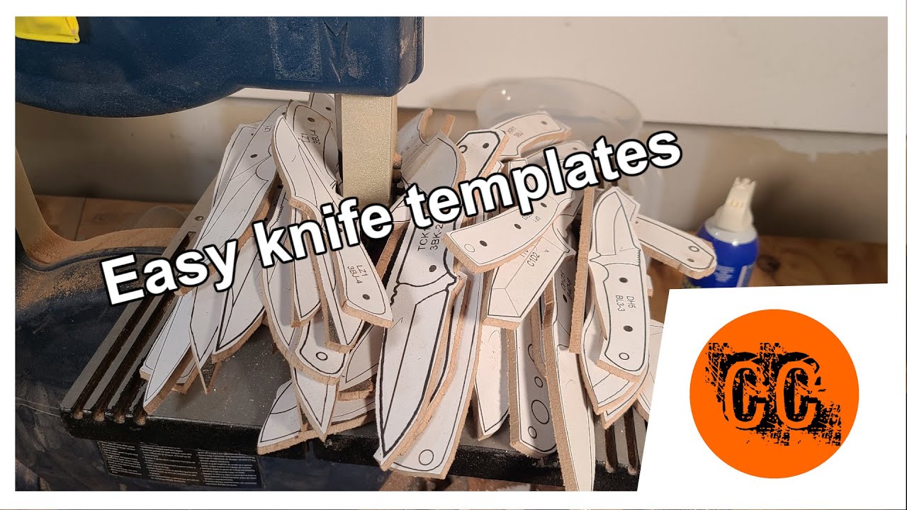Easy knife template prints to usable forms (4k)