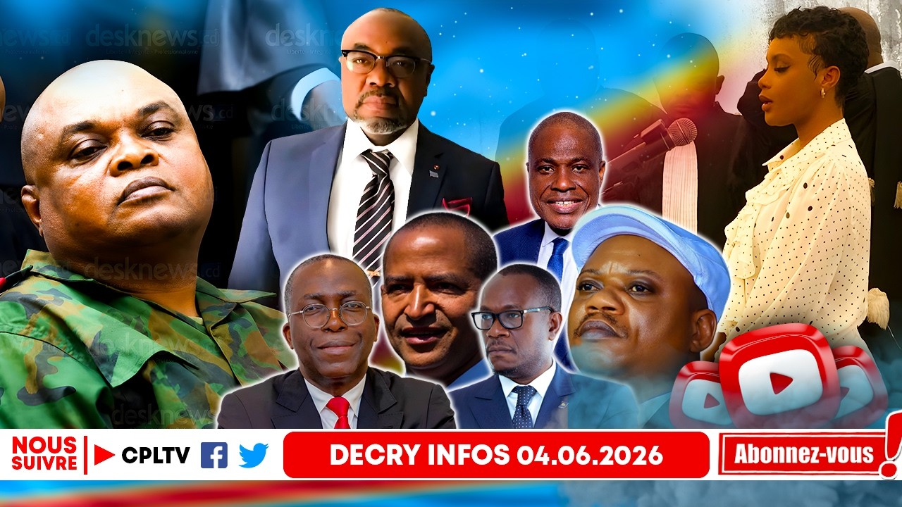DECRY INFO 4.6.26,C64,VILLE MORTE, BRAVO E LA SUITE...PROCES TSHIWEWE,REBO,MABAMBWA...JUSTICE DE OUF
