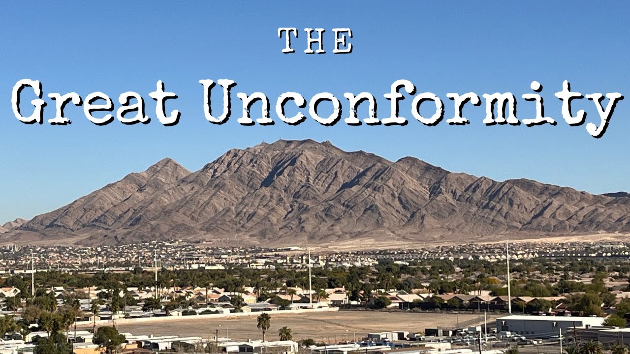 The Great Unconformity Geologic Wonder / Frenchman Mountain , Las Vegas , Nevada