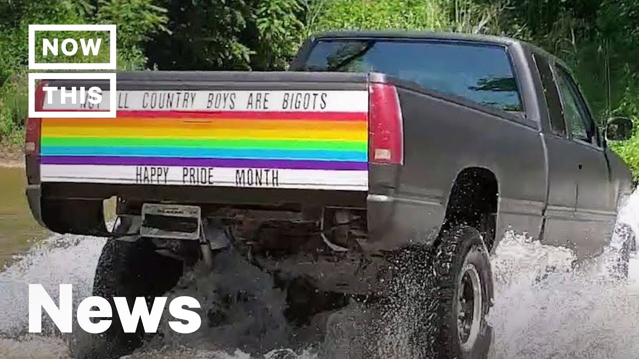 Why This 'Country Boy' Put a Pride Flag on His Truck | NowThis