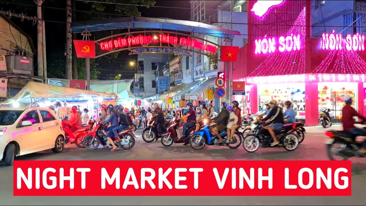 Chợ Đ&ecirc;m Vĩnh Long gần Tết đ&atilde; bắt đầu Nhộn Nhịp | KPVL